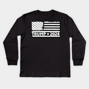 Trump 2024 Kids Long Sleeve T-Shirt